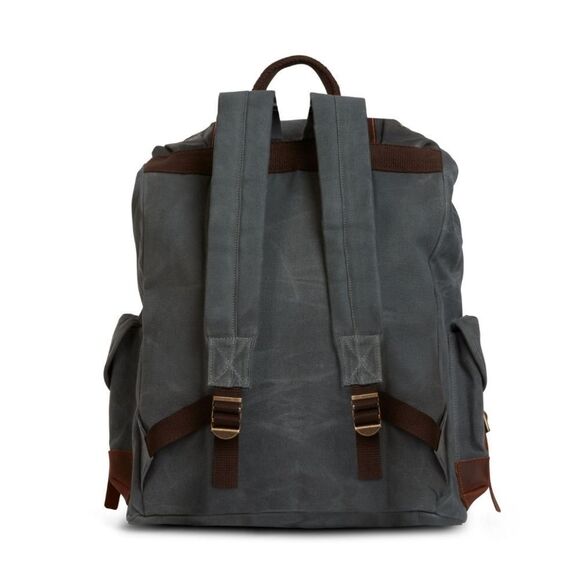 Uncharted 1 2 Drake Canvas Backpack Bag Figure Fits Laptop Sony Naughty Dog NEW - Picture 3 of 10